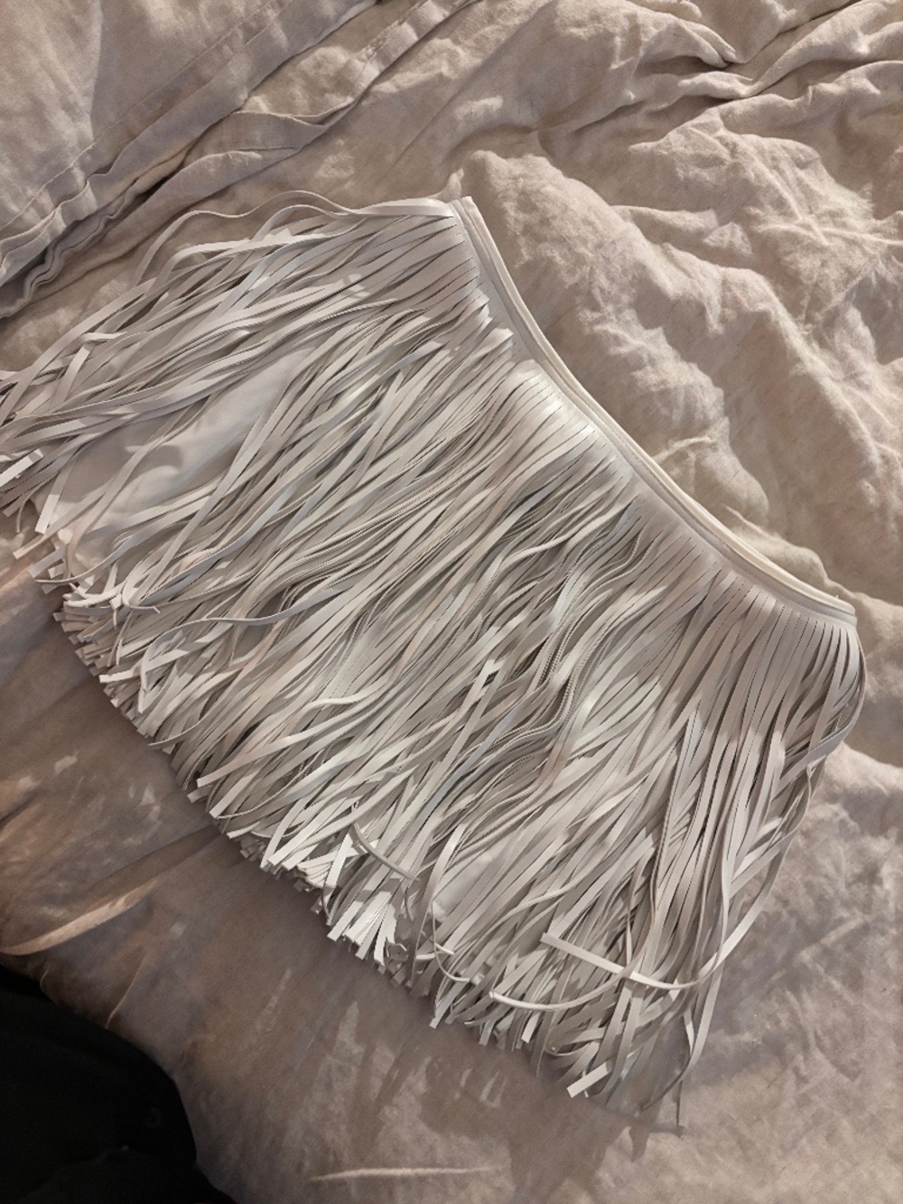 Shein fringe skirt